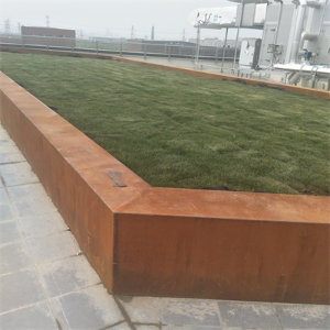 社旗县耐候钢花池围边